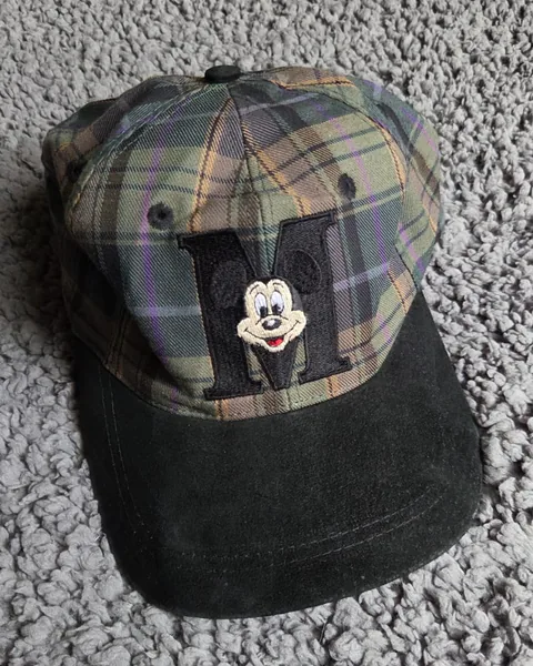 Gorra vintage Mickey escocesa